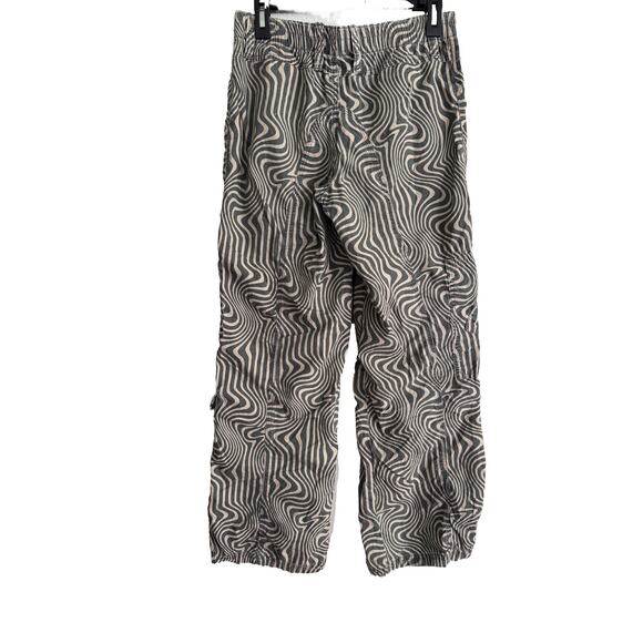 Urban Outfitters BDG Y2K Retro Swirl Print Utility Cargo Jogger Pants Size Small - Picture 3 of 15